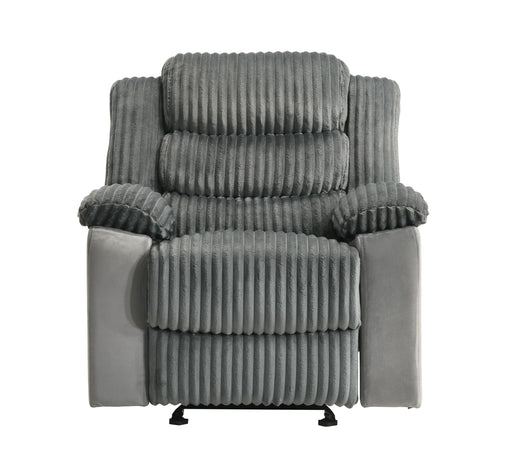 Acme Furniture Lesley Gray Motion Glider Recliner