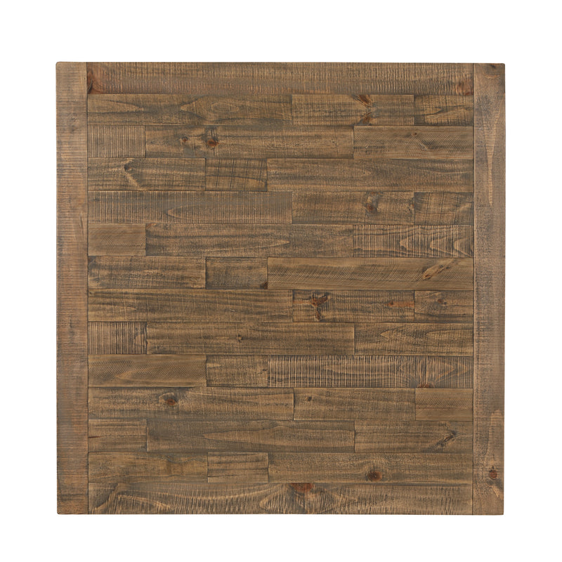 Home Elegance Alburgh Brown White Counter Height Table