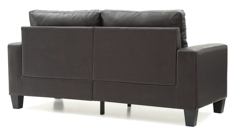 Glory Furniture Newbury Gray Faux Leather Modular Sofa