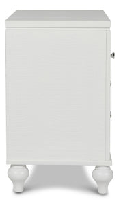 New Classic Furniture Valentino White Nightstand