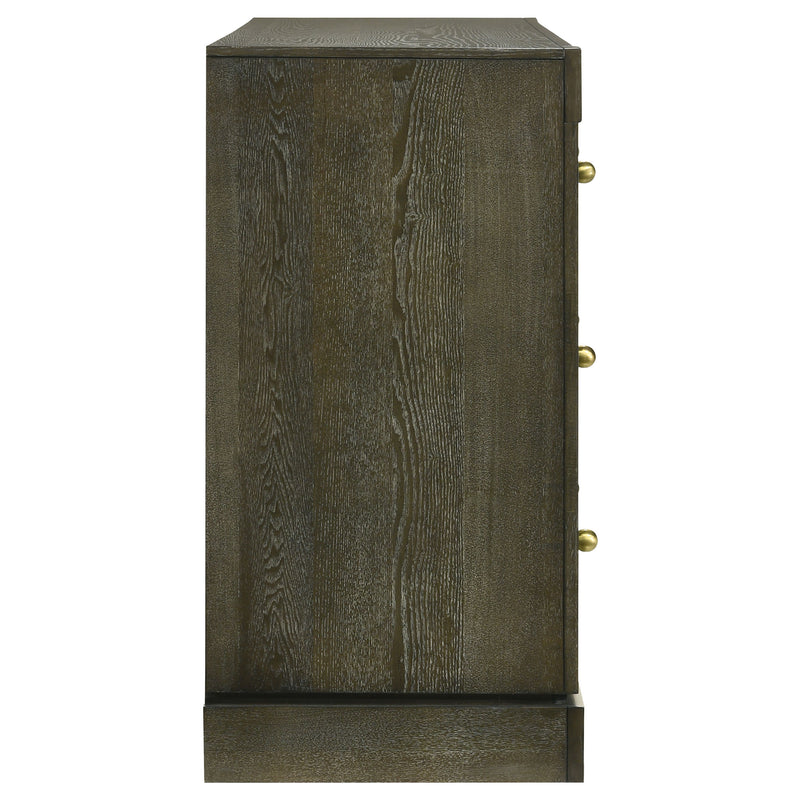 Coaster Furniture Gran Park Dark Cocoa Brown 6 Drawer Dresser