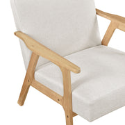Home Elegance Omara Natural Beige Accent Chair