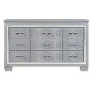 Home Elegance Allura White Dresser and Mirror