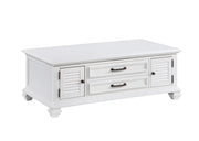 Steve Silver Charlestown White Lift Top Coffee