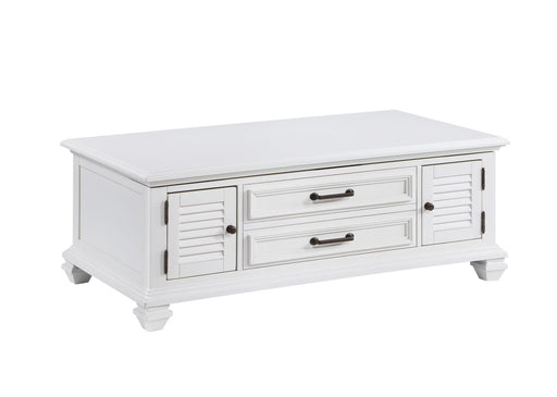 Steve Silver Charlestown White Lift Top Coffee