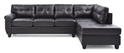Glory Furniture Gallant Cappuccino Faux Leather Sectional