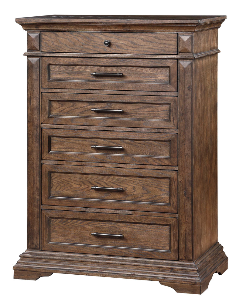 New Classic Furniture Mar Vista Walnut Chest