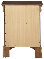 Glory Furniture Louis Phillipe Cappuccino 3 Drawers Nightstand