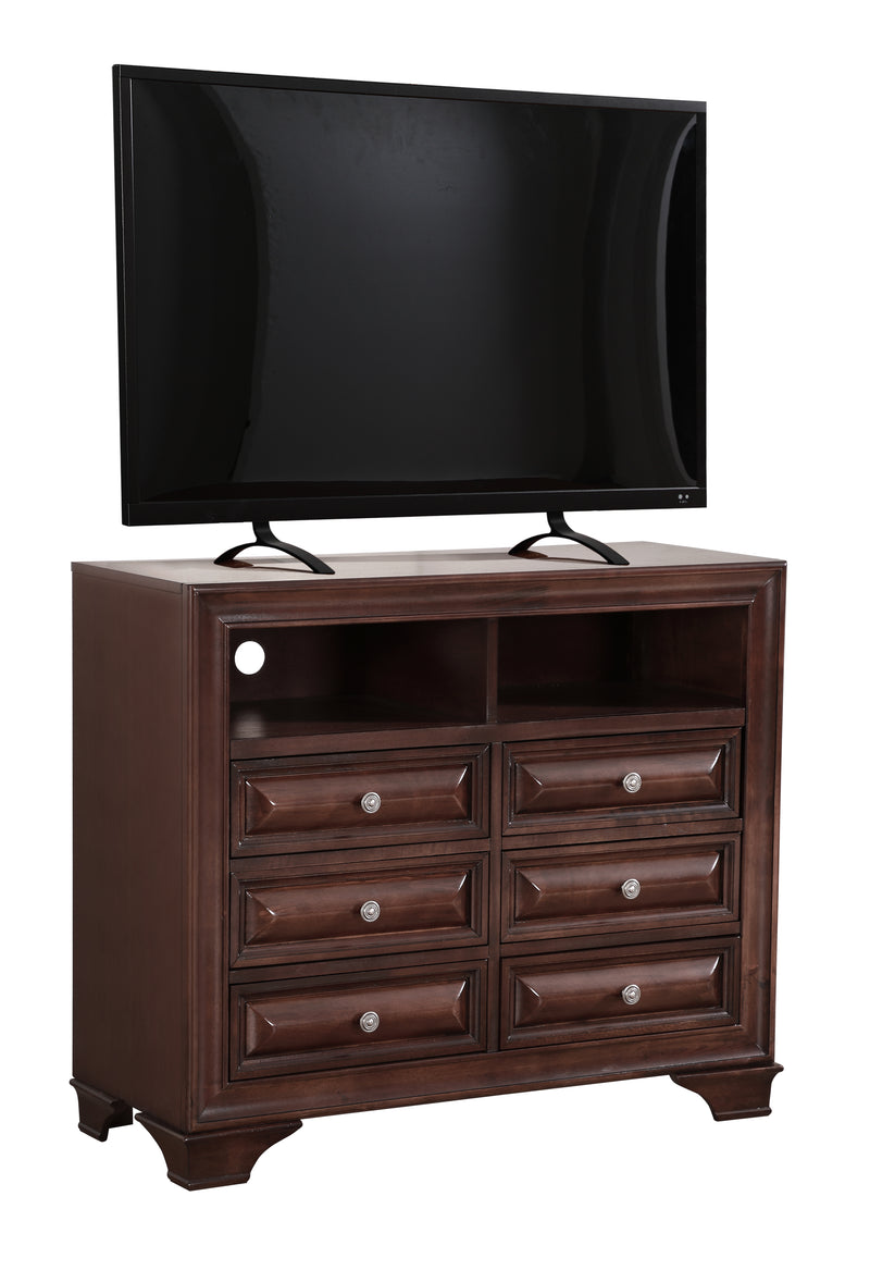 Glory Furniture LaVita Cappuccino TV Media Chest