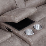 Steve Silver Aria Desert Sand 3pc Reclining Sectional