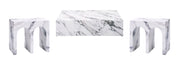 Acme Furniture Fritzy White 3pc Coffee Table Set