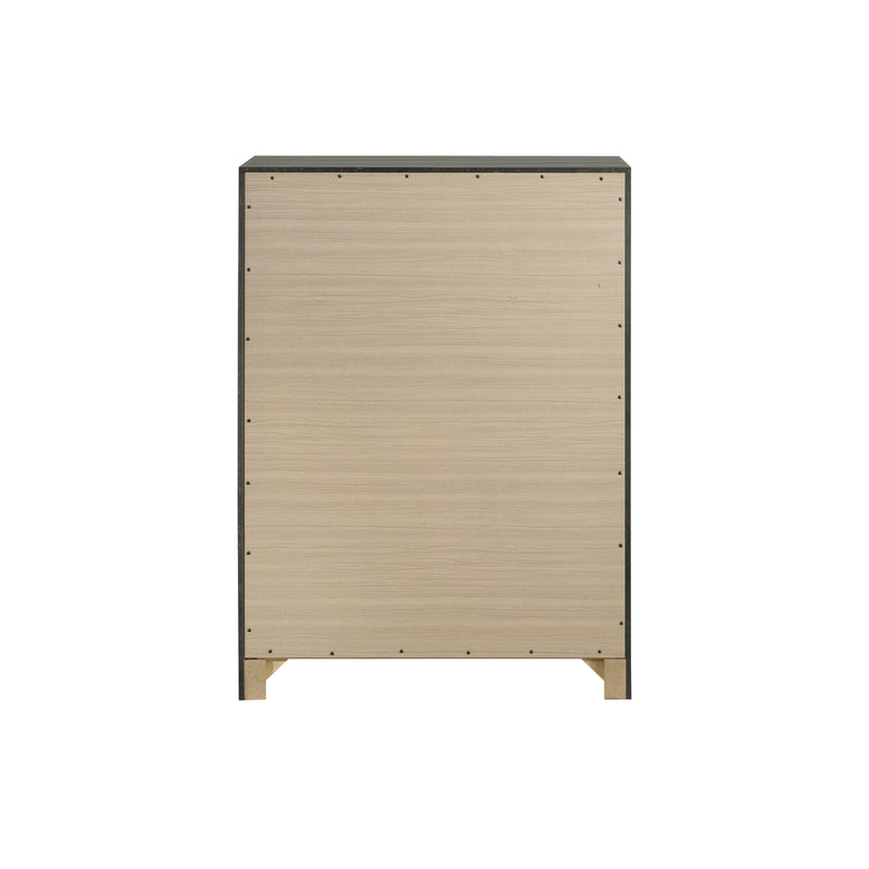 Galaxy Home Denver White 5 Drawer Chest