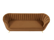 Meridian Furniture Margo Green Velvet Sofa