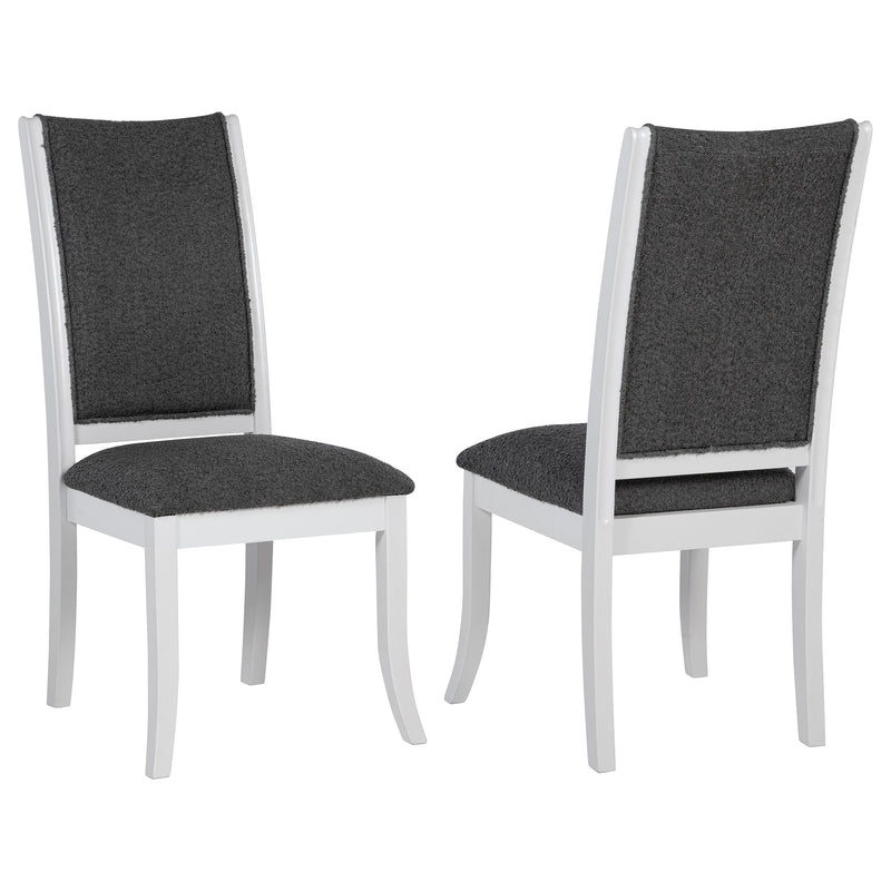 2 Coaster Furniture Judd Pearl White Dining Side Chairs