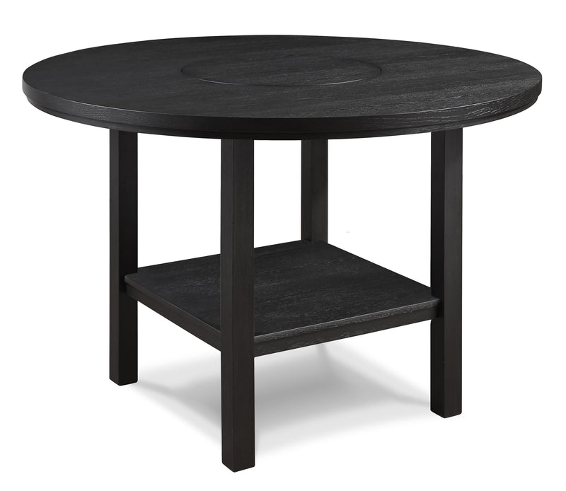 Crown Mark Guthrie Counter Height Table With Lazy Susan