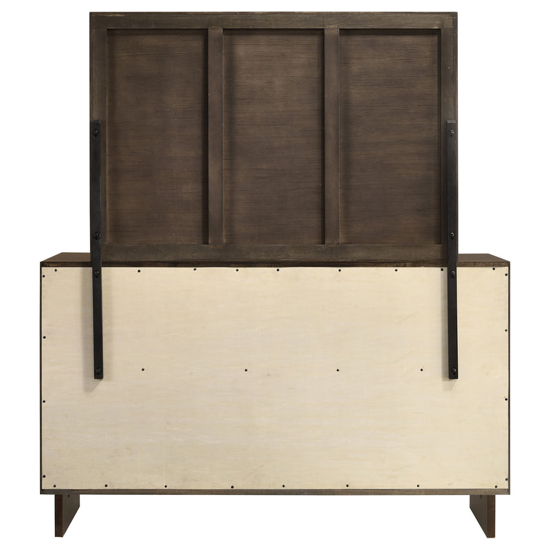 Coaster Furniture Glenwood Warm Brown Dresser and Mirror