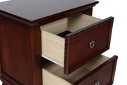 New Classic Furniture Tamarack Black Wood Nightstand