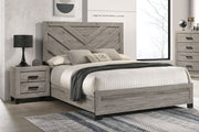 Acme Furniture Mari Light Gray Queen Bed
