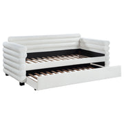 Coaster Furniture Patricia White Twin Trundle Day Bed