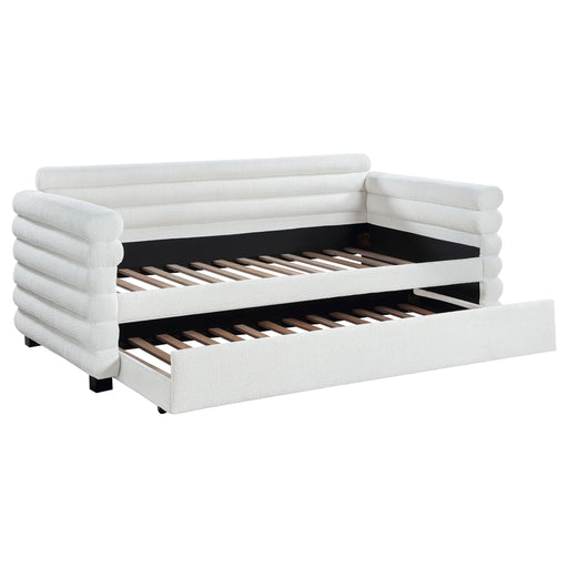 Coaster Furniture Patricia White Twin Trundle Day Bed