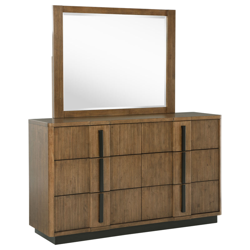 Coaster Furniture Terrace Ash Brown Dresser and Mirror