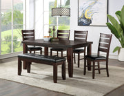 Acme Furniture Urbana Black Cherry 6pc Dining Room Set