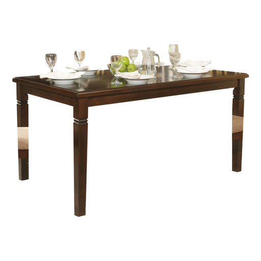 Home Elegance Devlin Espresso Brown 5pc Dining Room Set