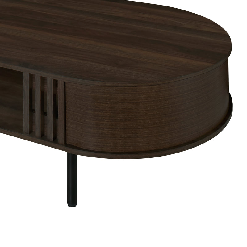 New Classic Furniture Brax Walnut Cocktail Table