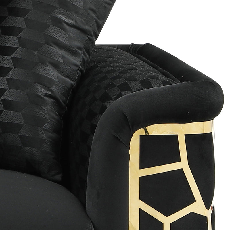 Glory Furniture Talia Black Loveseat