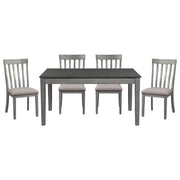 Home Elegance Armhurst Gray 5pc Dining Room Set