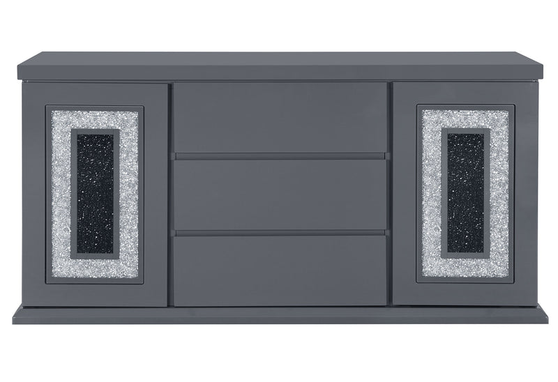 Global Furniture Monaco Dark Grey Buffet