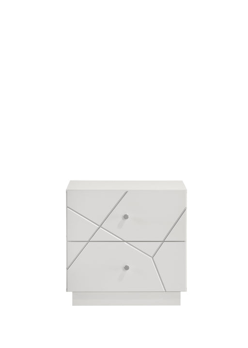 Galaxy Home Manhattan White Nightstand