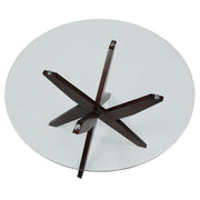 Steve Silver Amalie Walnut Round Dining Table