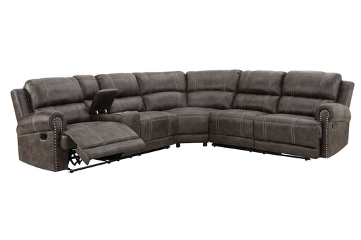 New Classic Furniture Terra Brown 3pc Console Sectional