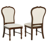 2 Coaster Furniture Landon Rich Brown Dining Side Chairs