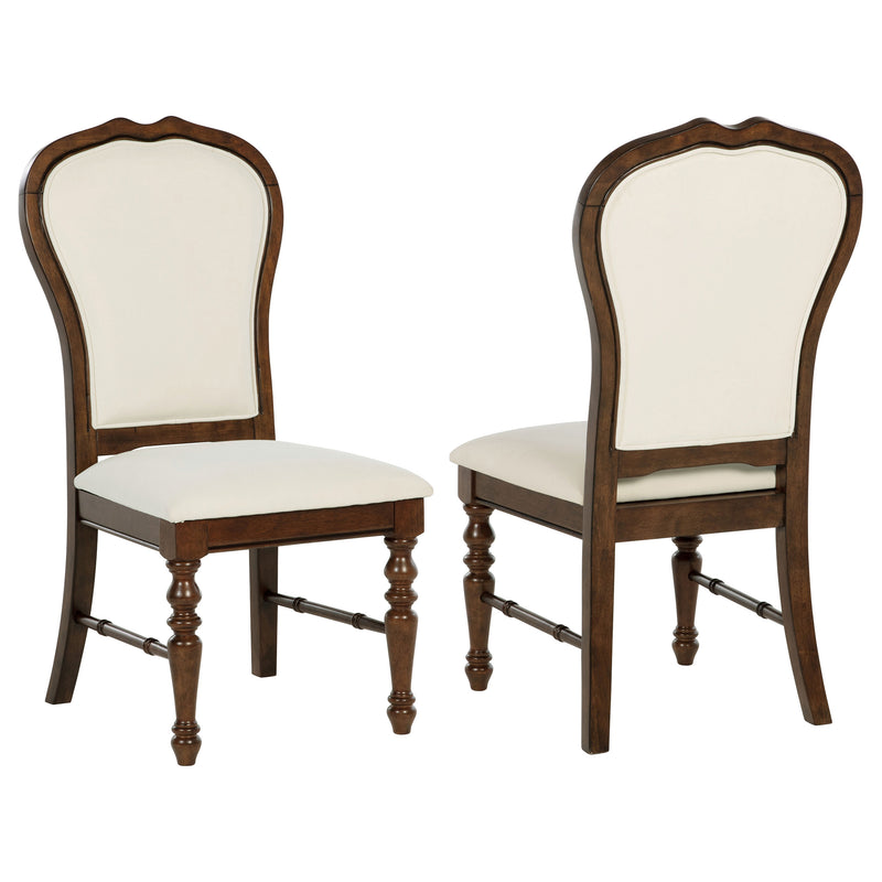 2 Coaster Furniture Landon Rich Brown Dining Side Chairs