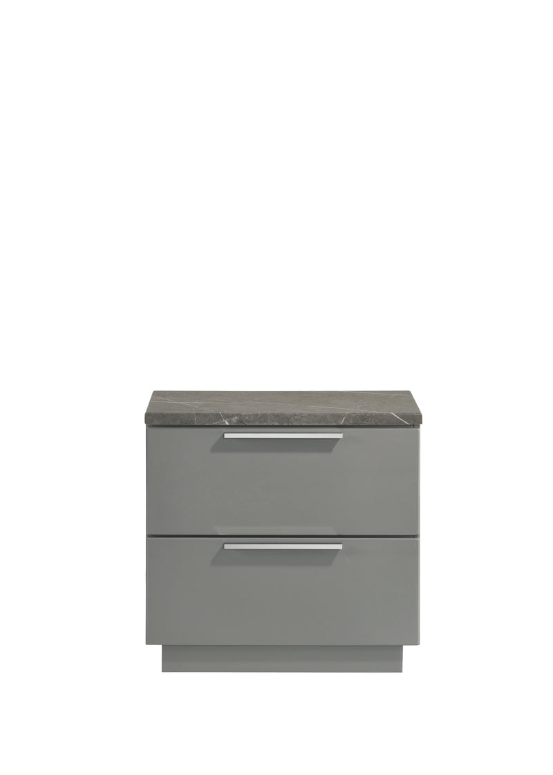 Galaxy Home Elara Gray Nightstand