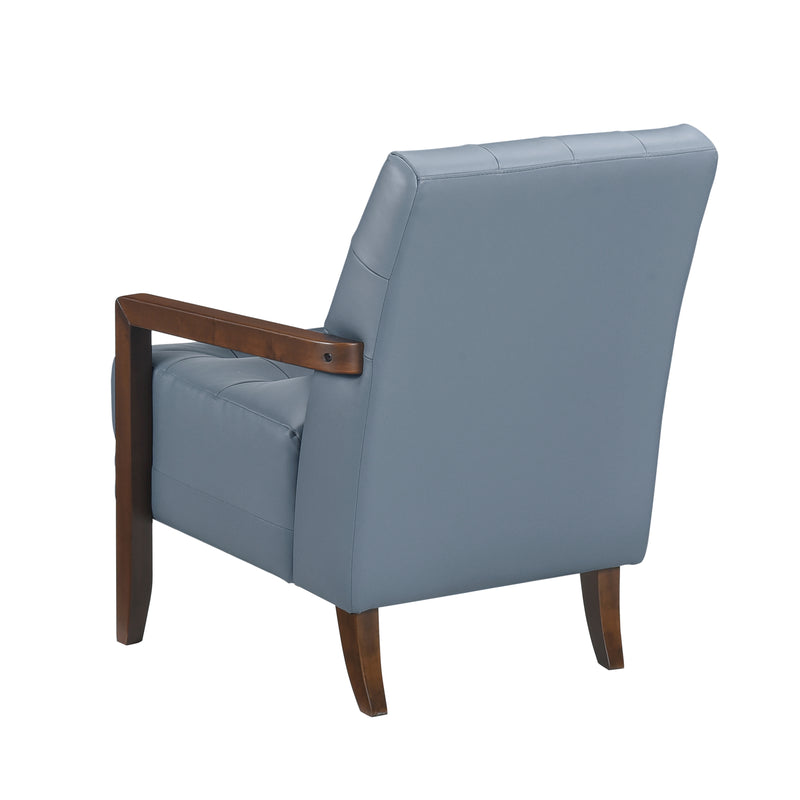 Home Elegance Crafton Blue Accent Chair
