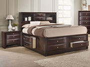 Crown Mark Emily Grey Night Stand