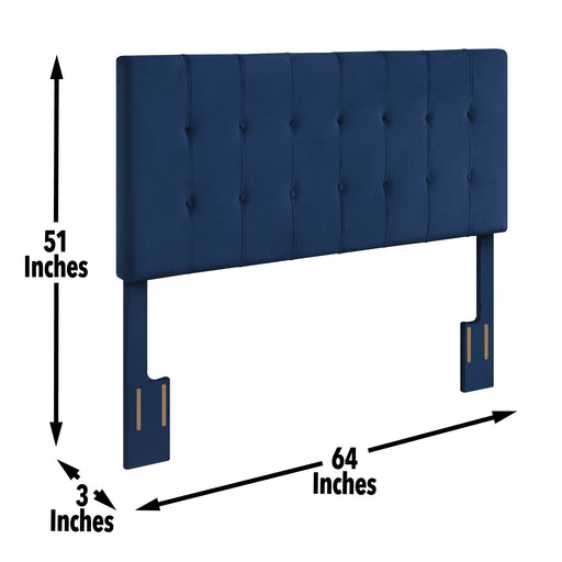 Steve Silver Regina Navy Blue Queen Headboard