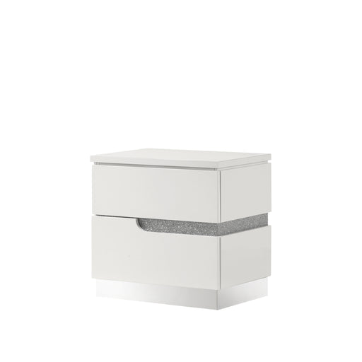 New Classic Furniture Paradox White Nightstand