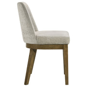 2 Coaster Furniture Castlewood Brown Oak Dining Chairs