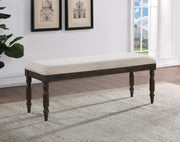 Steve Silver Hutchins Dusty Espresso Dining Bench