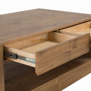 Acme Furniture Harlan Oak Coffee Table with Caster