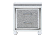 Global Furniture Collete White Nightstand