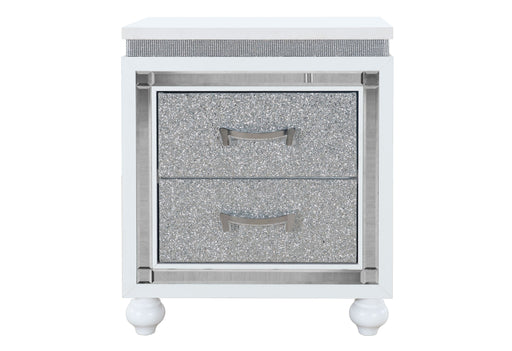 Global Furniture Collete White Nightstand