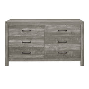 Home Elegance Corbin Gray Dresser And Mirror