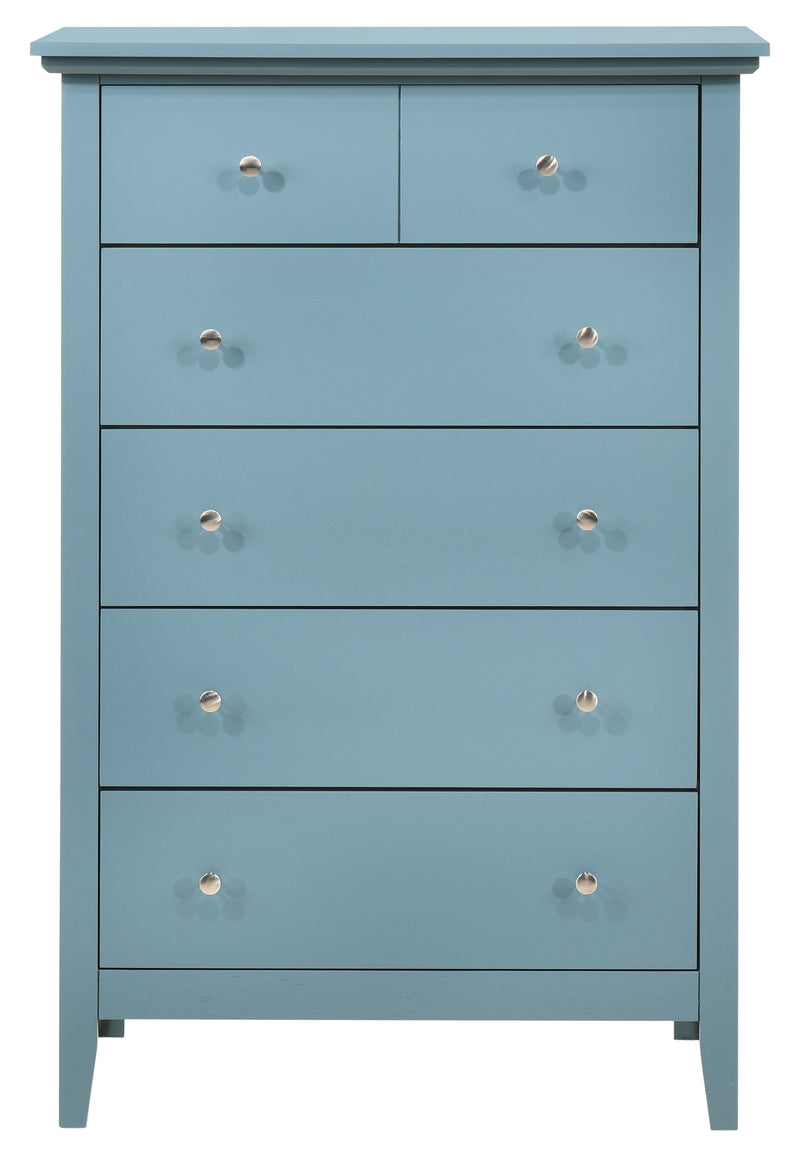 Glory Furniture Hammond Teal Chest