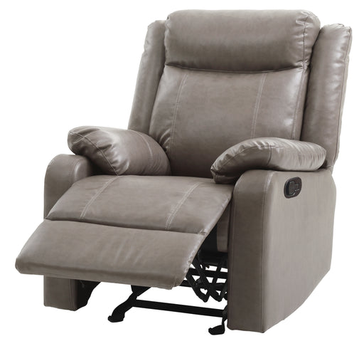 Glory Furniture Ward Gray Faux Leather Rocker Recliner