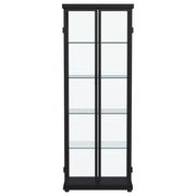 Coaster Furniture Aero Black LED Display Curio Cabinet